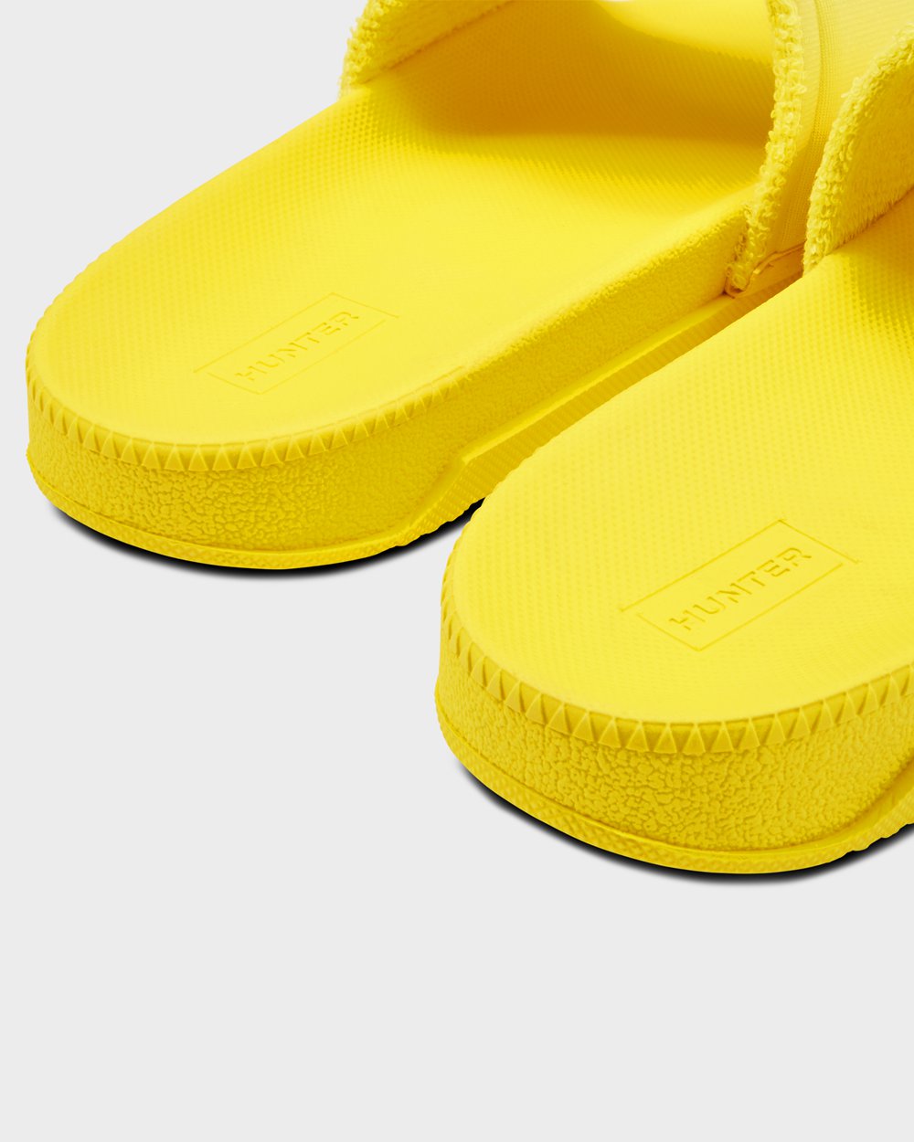 Womens Hunter Original Adjustable - Slides Yellow - 6148-UYHCT